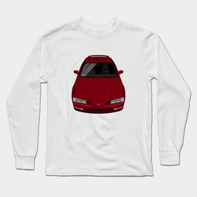 Prelude SI 4th gen 1992-1996 - Dark Red Long Sleeve T-Shirt by jdmart